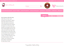 Tablet Screenshot of hello-kitty.ch
